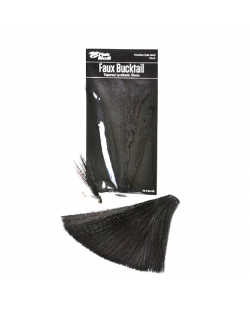 BLACK FAUX BUCKTAIL